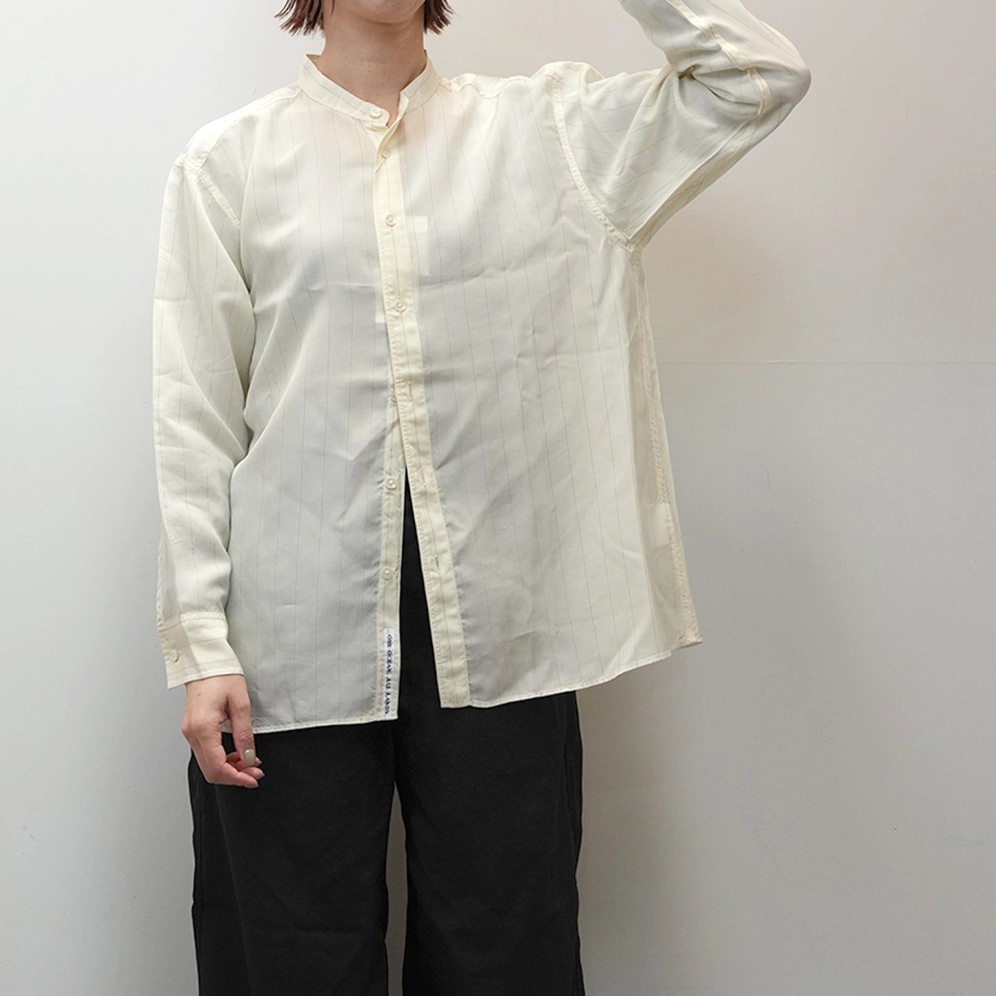 【nanamica】ナナミカ women's Band Collar Shirt "2Color"