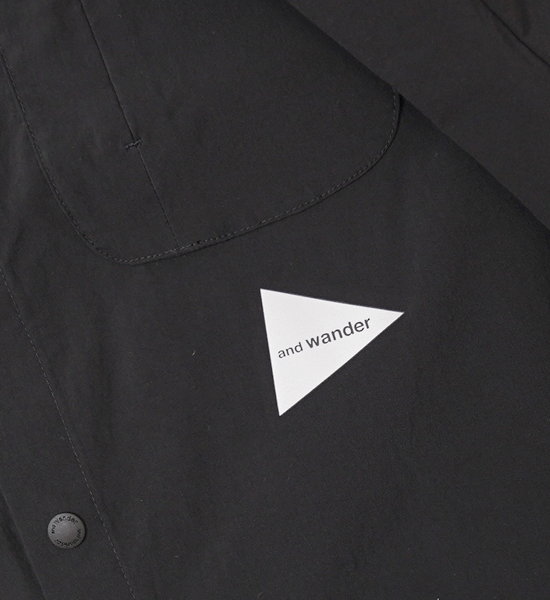 【and wander】アンドワンダー women's fleece base LS shirt "2Color"