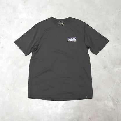 【patagonia】パタゴニア men's Capilene Cool Daily Shirt('73 Skyline) "Black" ※ネコポス可