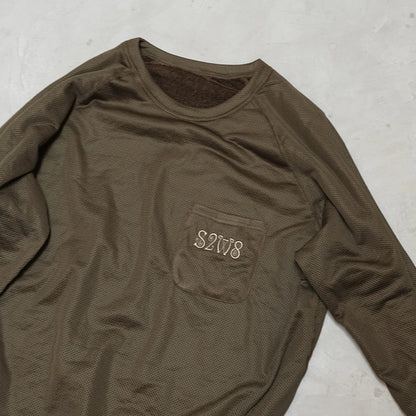 【South2 West8】サウスツーウエストエイト men's Reversible L/S Crew Neck Shirt - Poly Tricot "2Color"