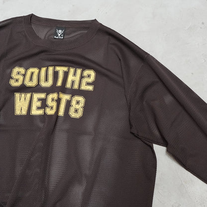 【South2 West8】サウスツーウエストエイト men's  L/S Crew Neck Shirt - Knit Mesh/S2W8 "3Color" ※ネコポス可