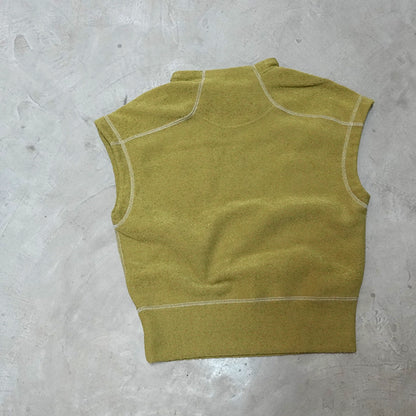 【and wander】アンドワンダー women's PE warm pile vest "2Color"