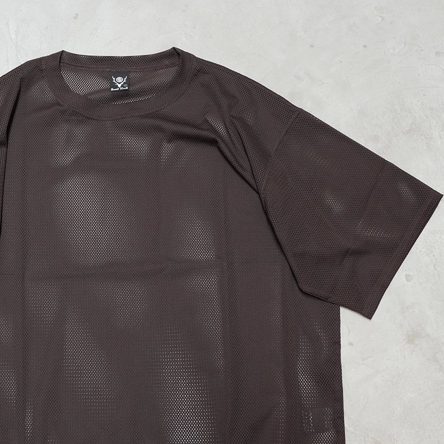 【South2 West8】サウスツーウエストエイト men's S/S Crew Neck Shirt - Knit Mesh "2Color" ※ネコポス可