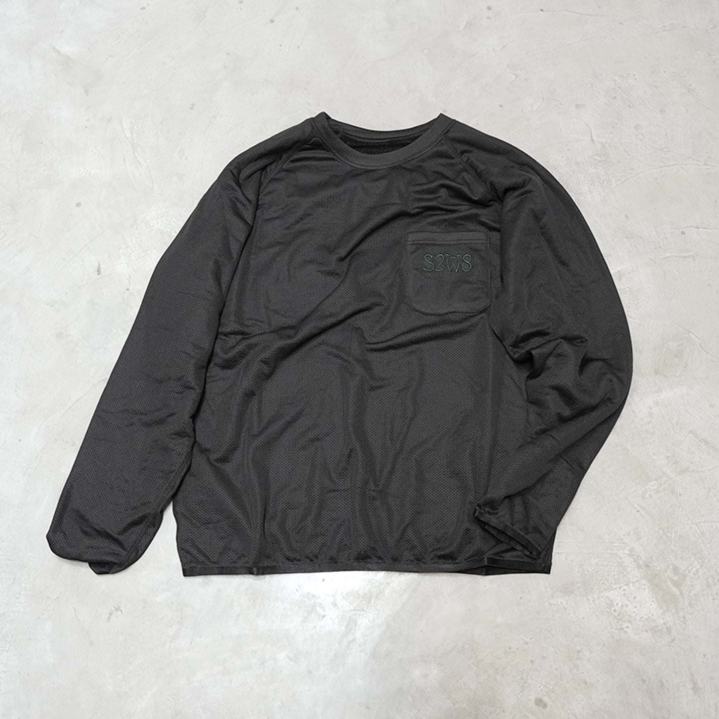 【South2 West8】サウスツーウエストエイト men's Reversible L/S Crew Neck Shirt - Poly Tricot "2Color"
