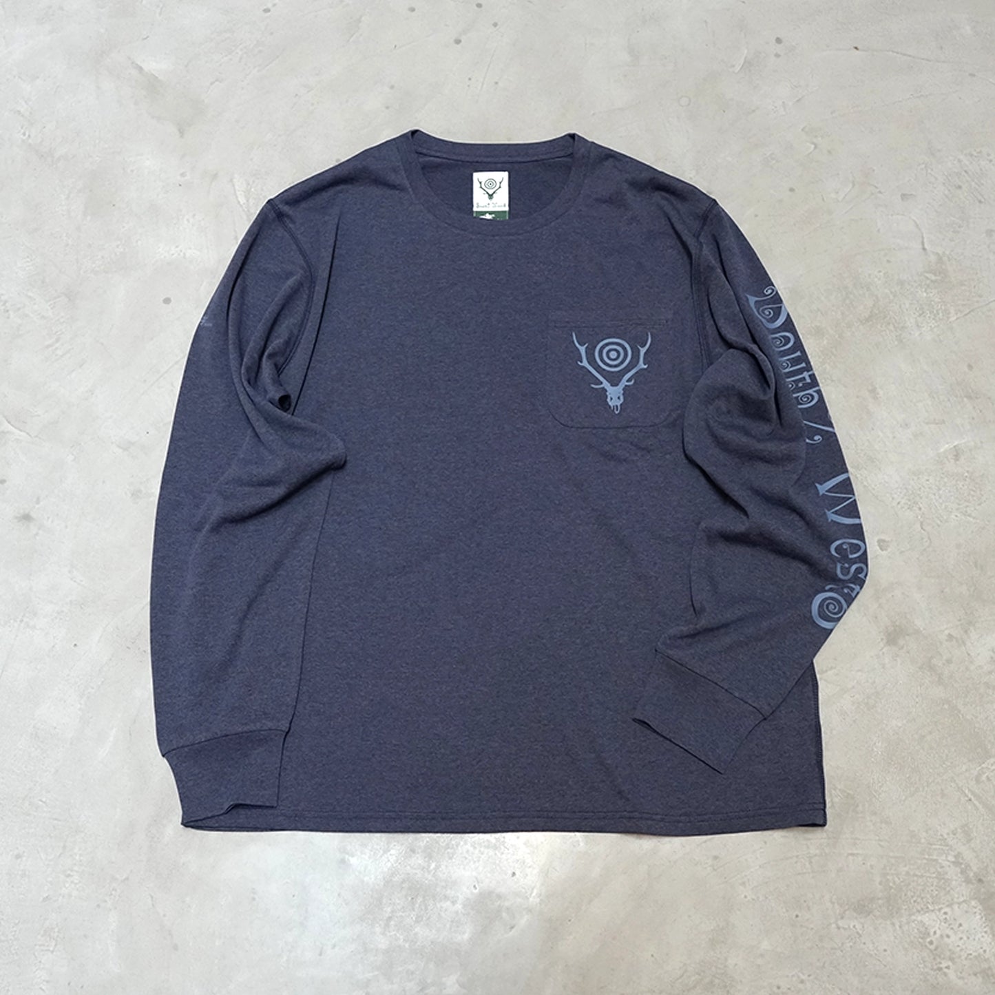 【South2 West8】サウスツーウエストエイト men's SOUTH2 WEST8 × FOXFIRE L/S Round Pocket Tee-SCORON "2Color" ※ネコポス可