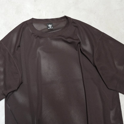 【South2 West8】サウスツーウエストエイト men's S/S Crew Neck Shirt - Knit Mesh "2Color" ※ネコポス可