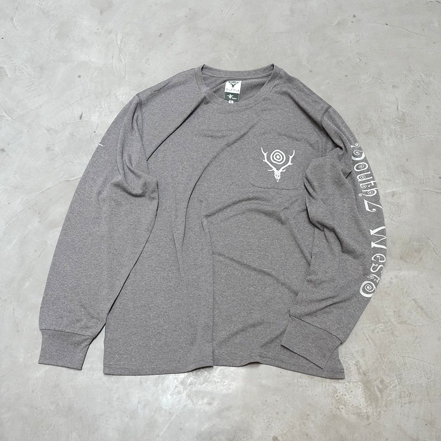 【South2 West8】サウスツーウエストエイト men's SOUTH2 WEST8 × FOXFIRE L/S Round Pocket Tee-SCORON "2Color" ※ネコポス可