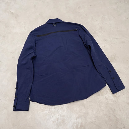 【South2 West8】サウスツーウエストエイト men's Tenkara Trout Shirt-Nylon Poplin "Navy"