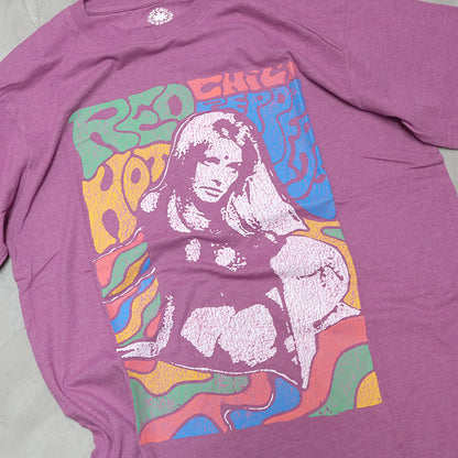 【MUSIC TEE】 R.H.C.P 'Kneelinng Girl' Tee "Pink" ※ネコポス可