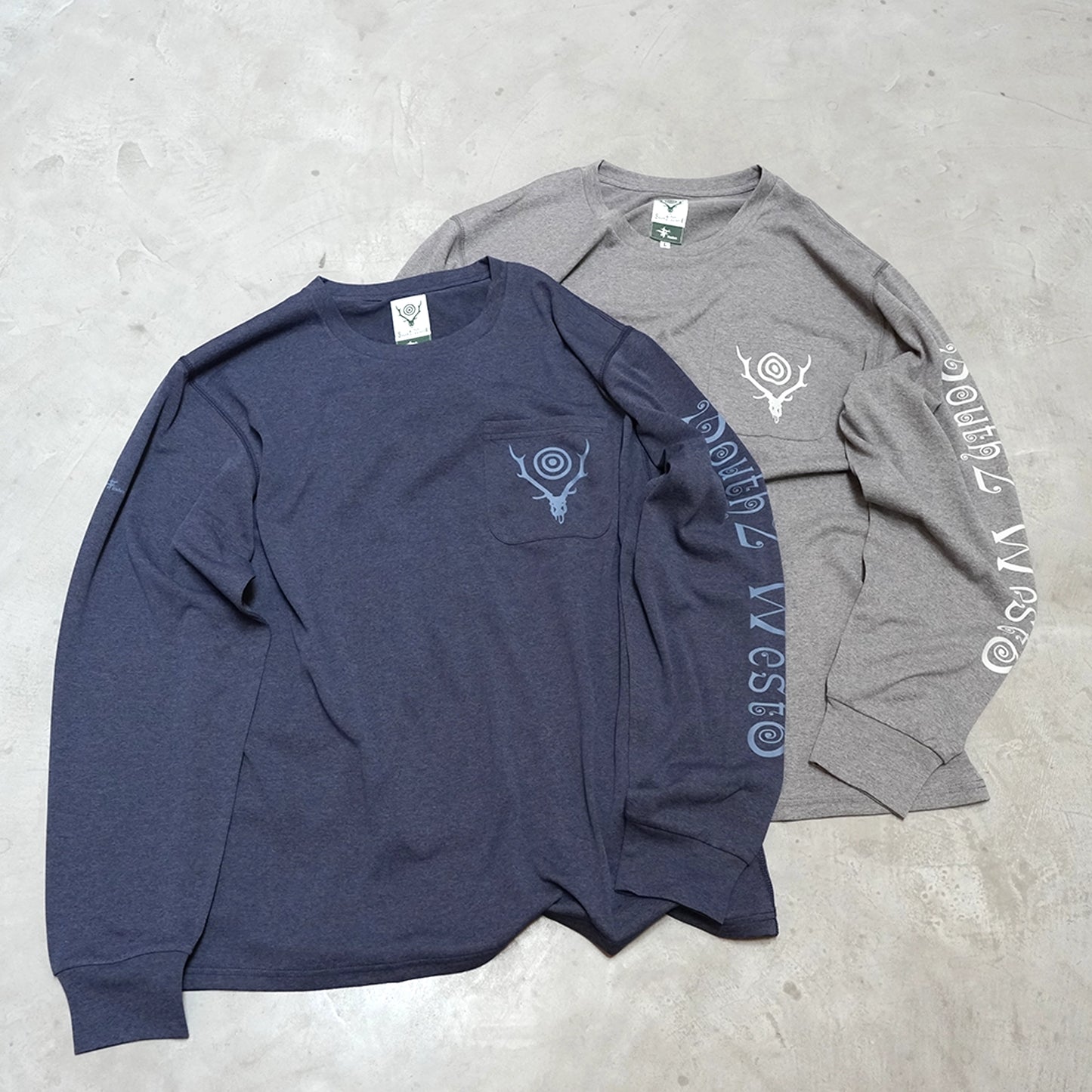 【South2 West8】サウスツーウエストエイト men's SOUTH2 WEST8 × FOXFIRE L/S Round Pocket Tee-SCORON "2Color" ※ネコポス可