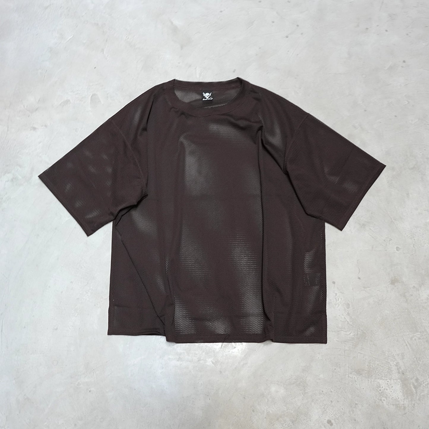 【South2 West8】サウスツーウエストエイト men's S/S Crew Neck Shirt - Knit Mesh "2Color" ※ネコポス可
