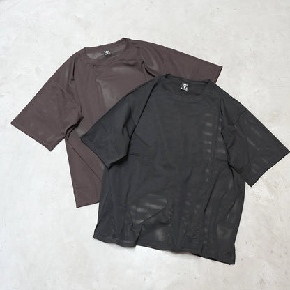 【South2 West8】サウスツーウエストエイト men's S/S Crew Neck Shirt - Knit Mesh "2Color" ※ネコポス可