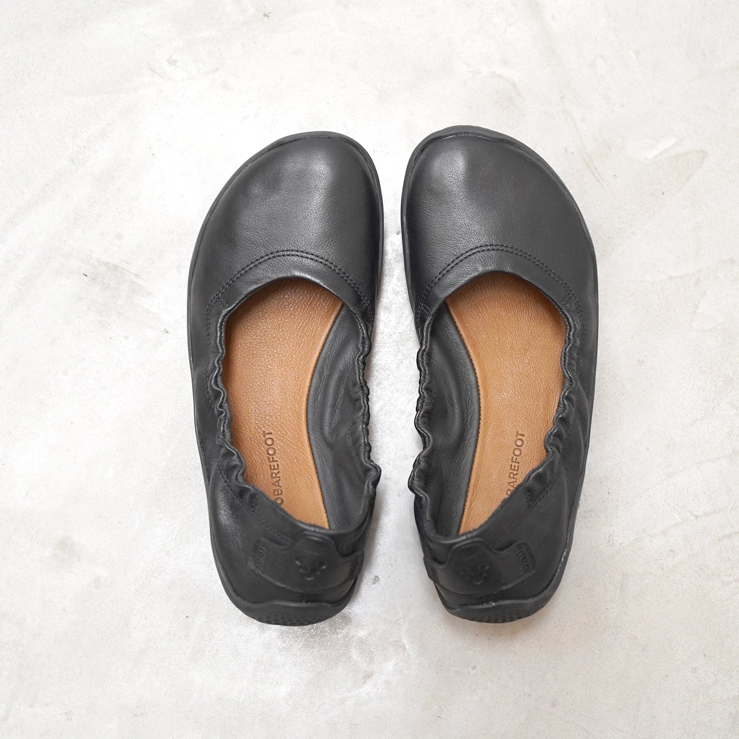 【VIVOBAREFOOT】ヴィヴォ ベアフット women's Asana Yin Ballerina Leather "Obsidian"