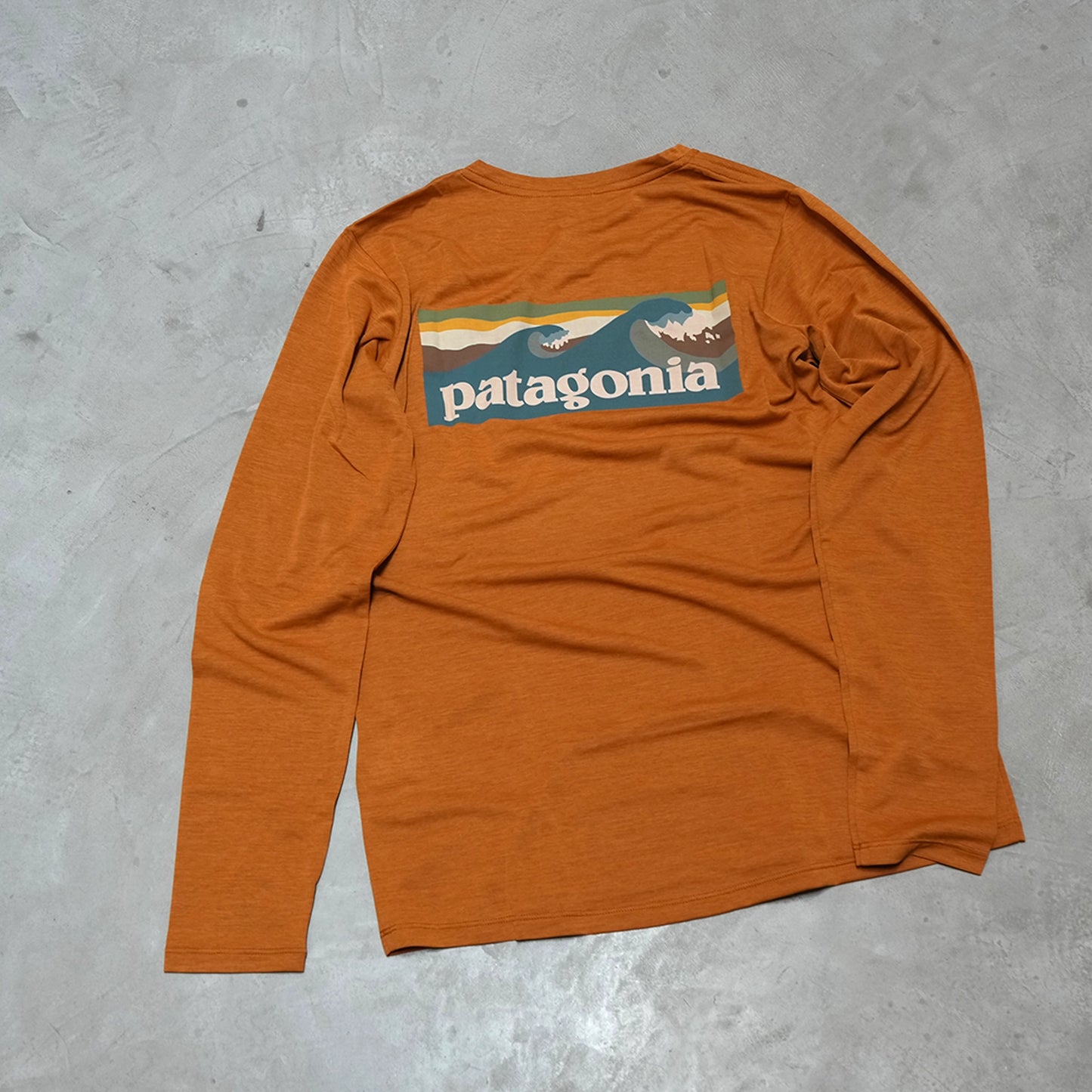 【patagonia】パタゴニア women's Long-Sleeved Capilene Cool Daily Shirt (Boardshort Logo) ※ネコポス可