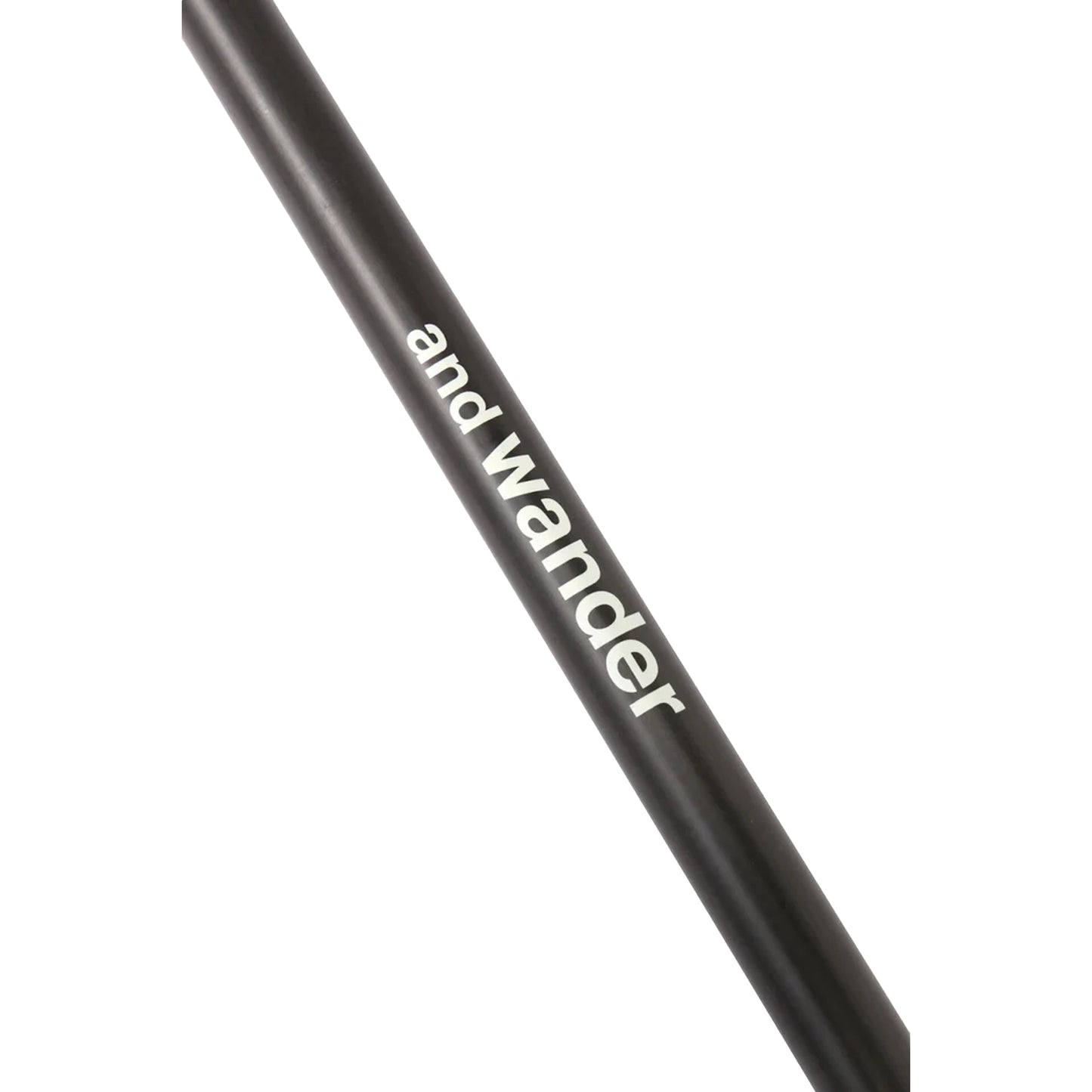 【and wander】アンドワンダー carbon trekking pole "Black"