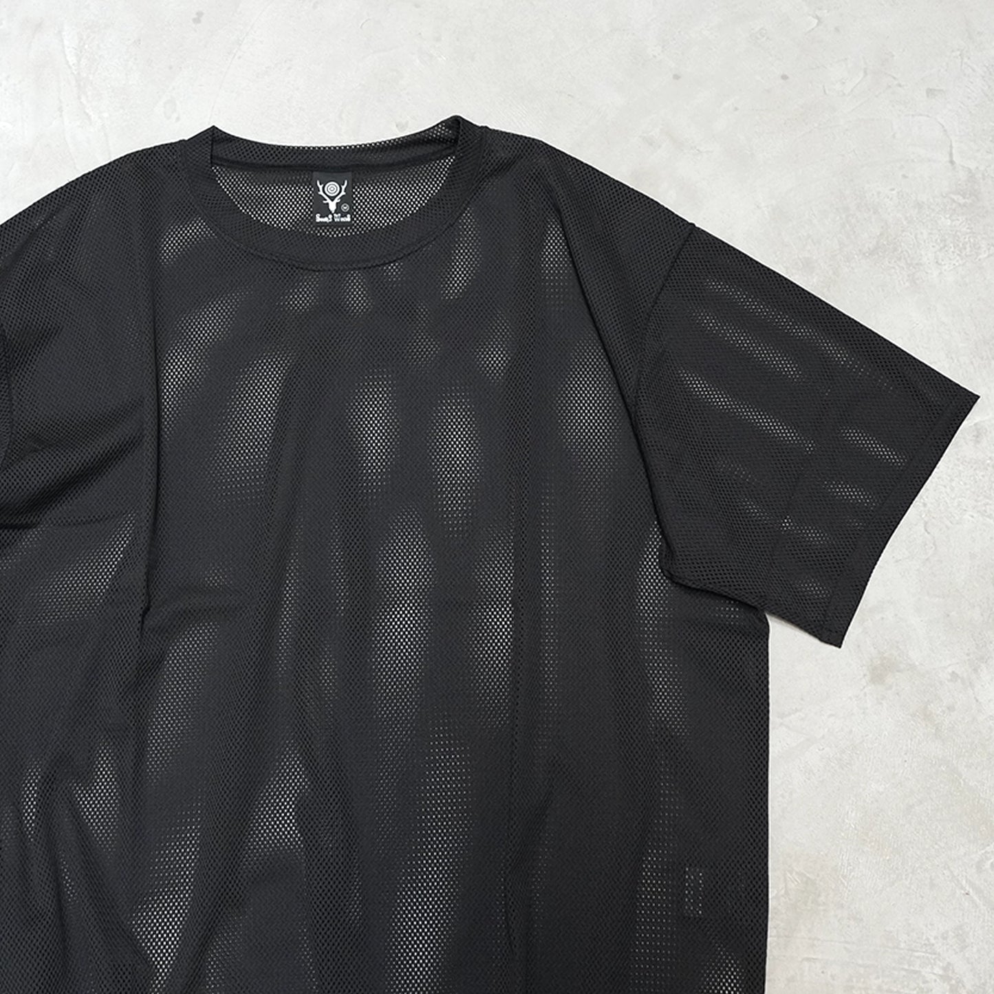 【South2 West8】サウスツーウエストエイト men's S/S Crew Neck Shirt - Knit Mesh "2Color" ※ネコポス可