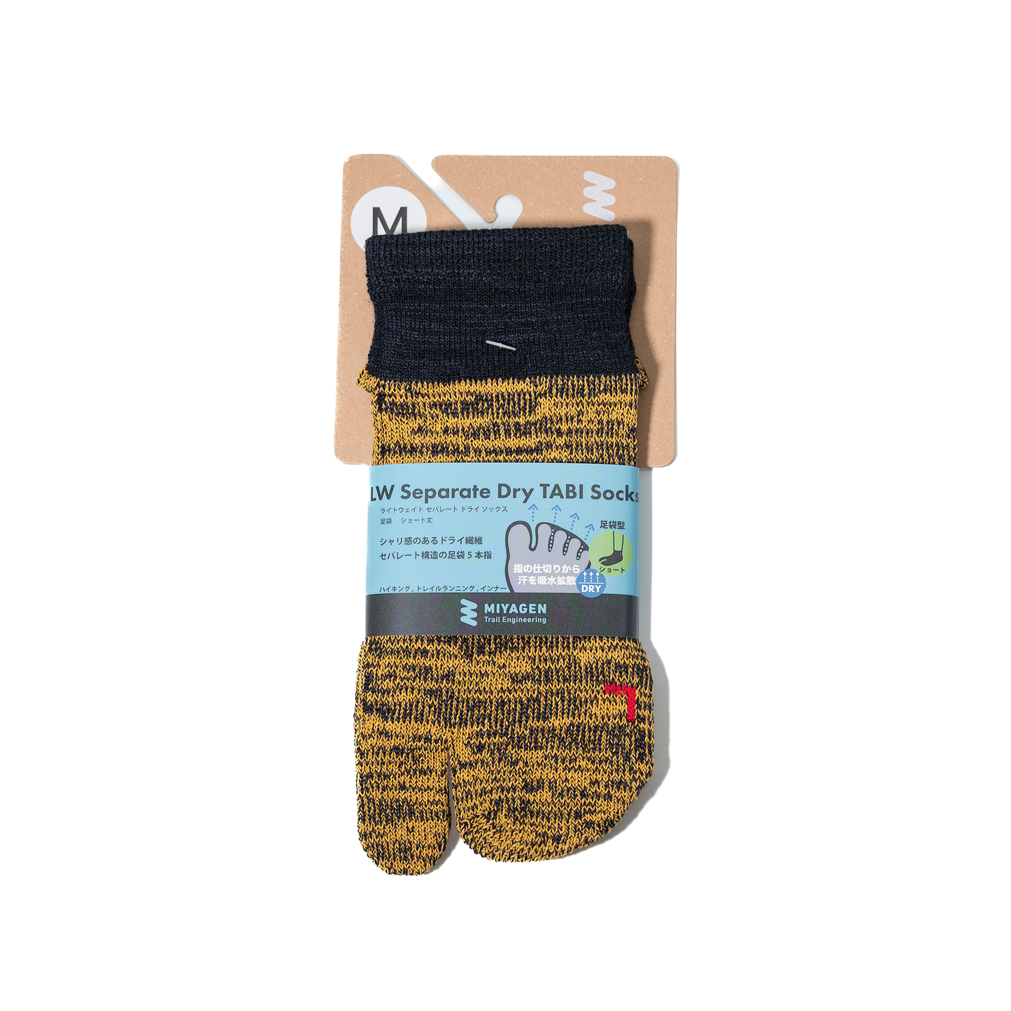 【MIYAGEN】ミヤゲン LW Separate Dry Tabi Socks Short "2Color" ※ネコポス可