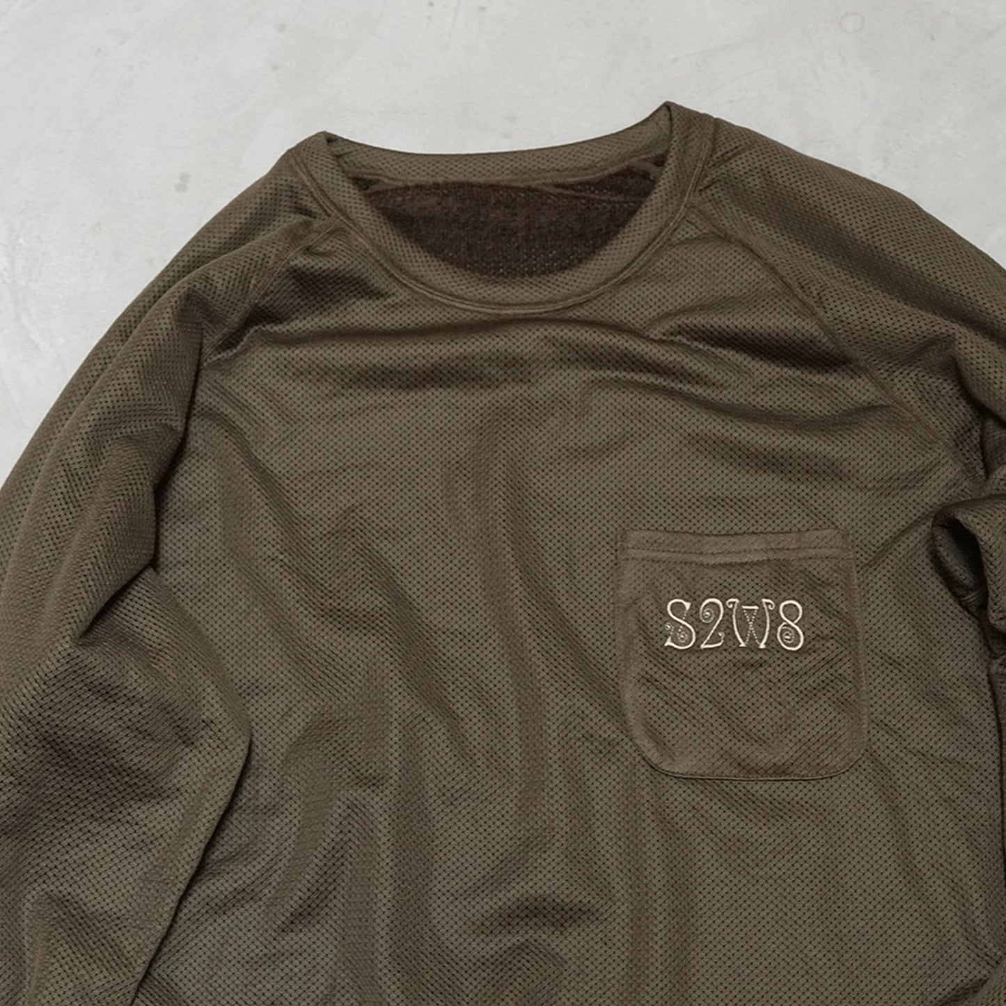 【South2 West8】サウスツーウエストエイト men's Reversible L/S Crew Neck Shirt - Poly Tricot "2Color"