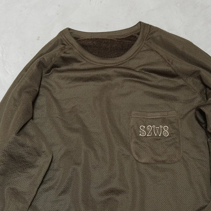 【South2 West8】サウスツーウエストエイト men's Reversible L/S Crew Neck Shirt - Poly Tricot "2Color"