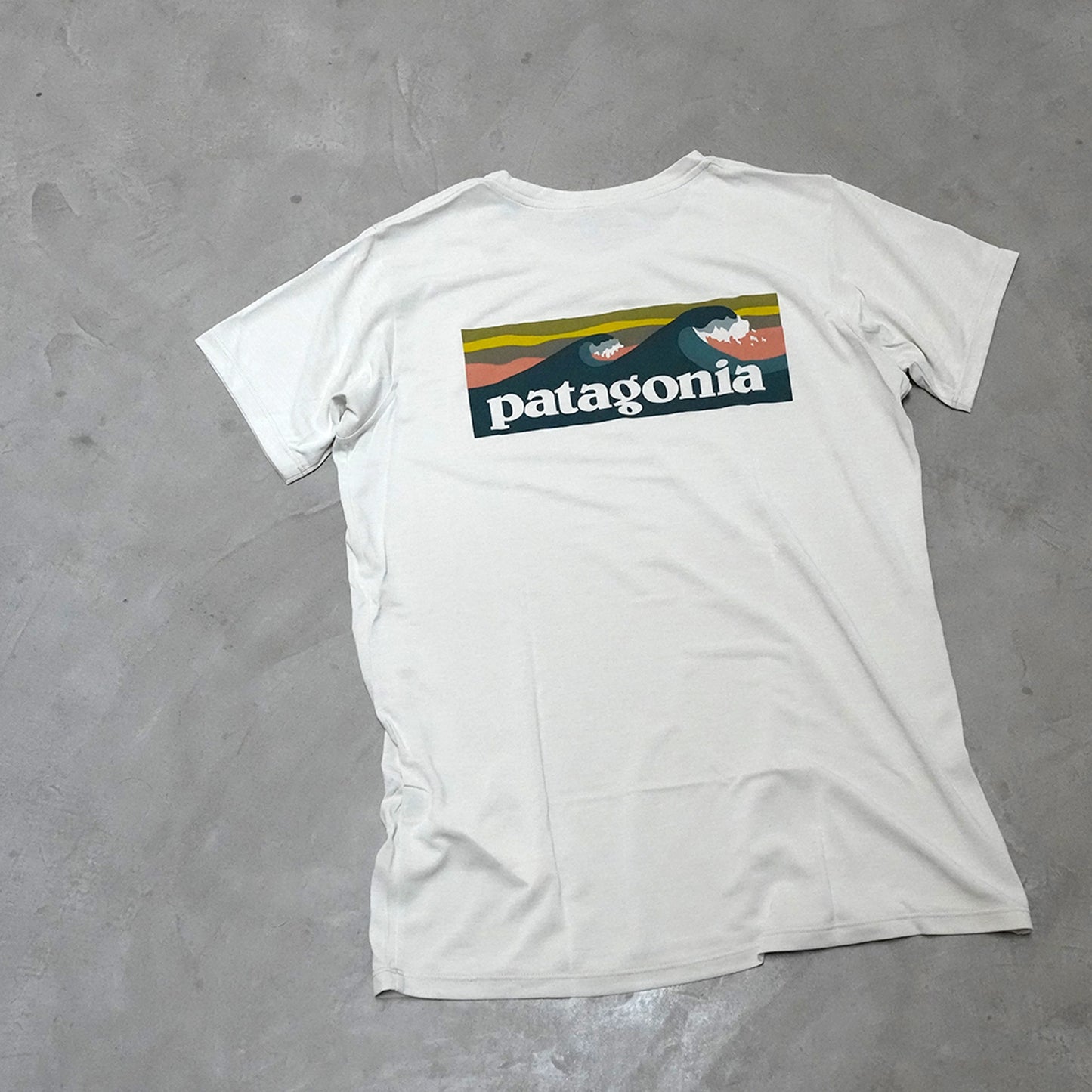 【patagonia】パタゴニア women's Capilene Cool Daily Shirt (Boardshort Logo) ※ネコポス可