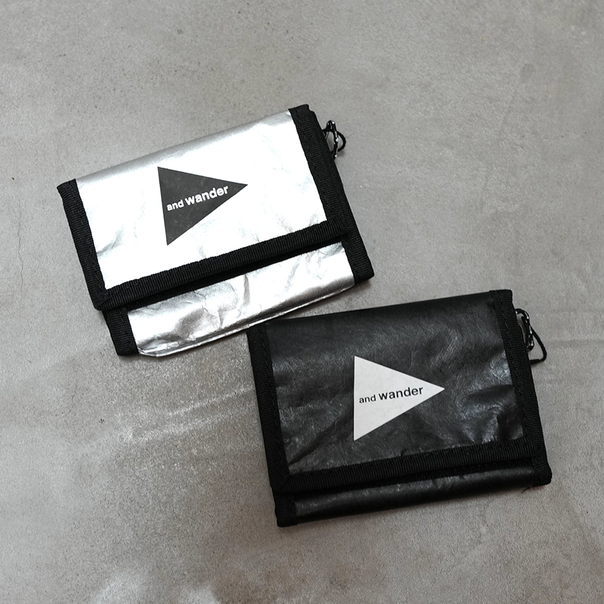 【and wander】アンドワンダー compact wallet "2Color" ※ネコポス可