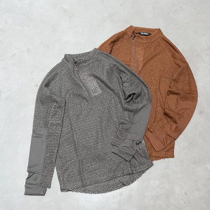 【milestone】マイルストーン unisex Cloud Half-Zip "2Color"
