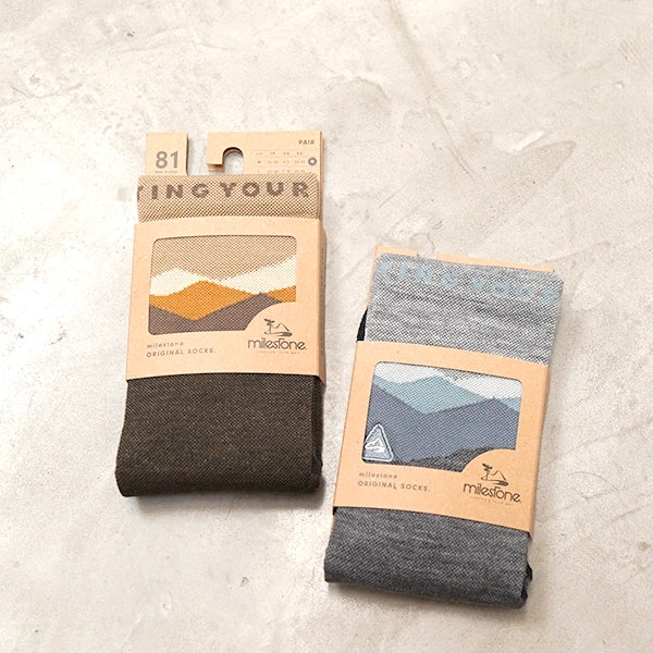 【milestone】マイルストーン dayBreak “MERINO Socks” MSS-004 "3Color" ※ネコポス可