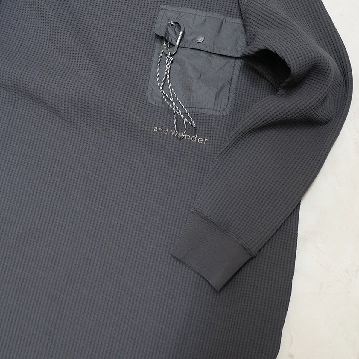 【and wander】アンドワンダー women's PE waffle dress "2Color"