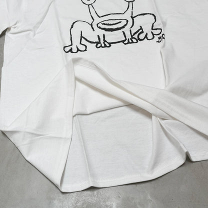 【DANIEL JOHNSTON】ダニエルジョンストン S/S Print Tee 'Hi How Are You Mural? "White" ※ネコポス可
