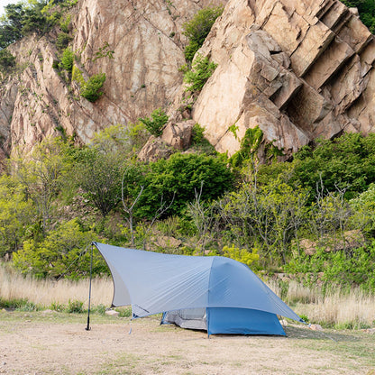 【ZEROGRAM】ゼログラム NANO Tarp UL HEXA "Stone Gray"