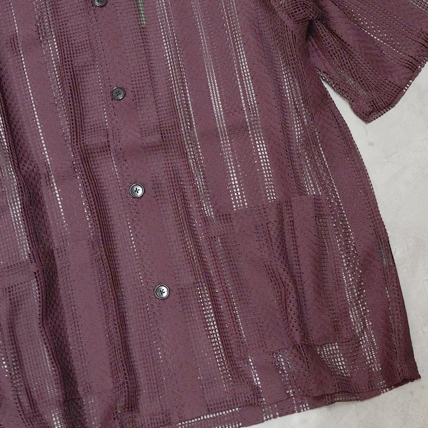 【South2 West8】サウスツーウエストエイト men's Cabana Shirt - Poly Lace Jq. "2Color"