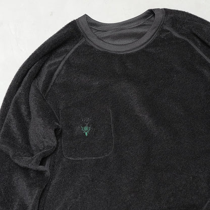 【South2 West8】サウスツーウエストエイト men's Reversible L/S Crew Neck Shirt - Poly Tricot "2Color"