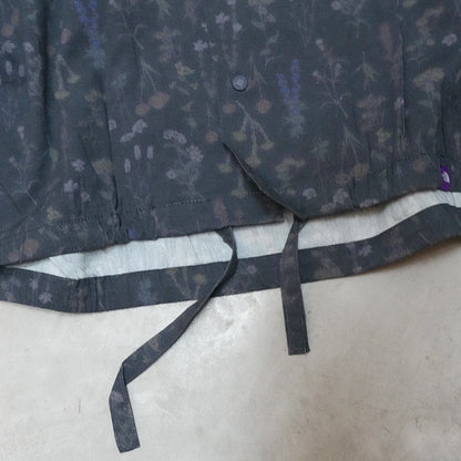 【THE NORTH FACE Purple Label】ノースフェイスパープルレーベル  women's Flower Printed Cropped Shirt "Dark Navy"