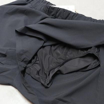 【HOUDINI】フーディニ men's Pace Split Shorts "True Black"