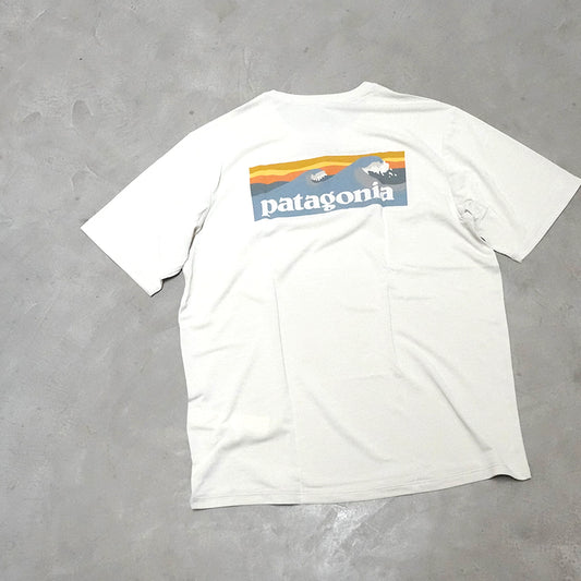 【patagonia】パタゴニア men's Capilene Cool Daily Shirt(Boardshort Logo) "DYWH" ※ネコポス可