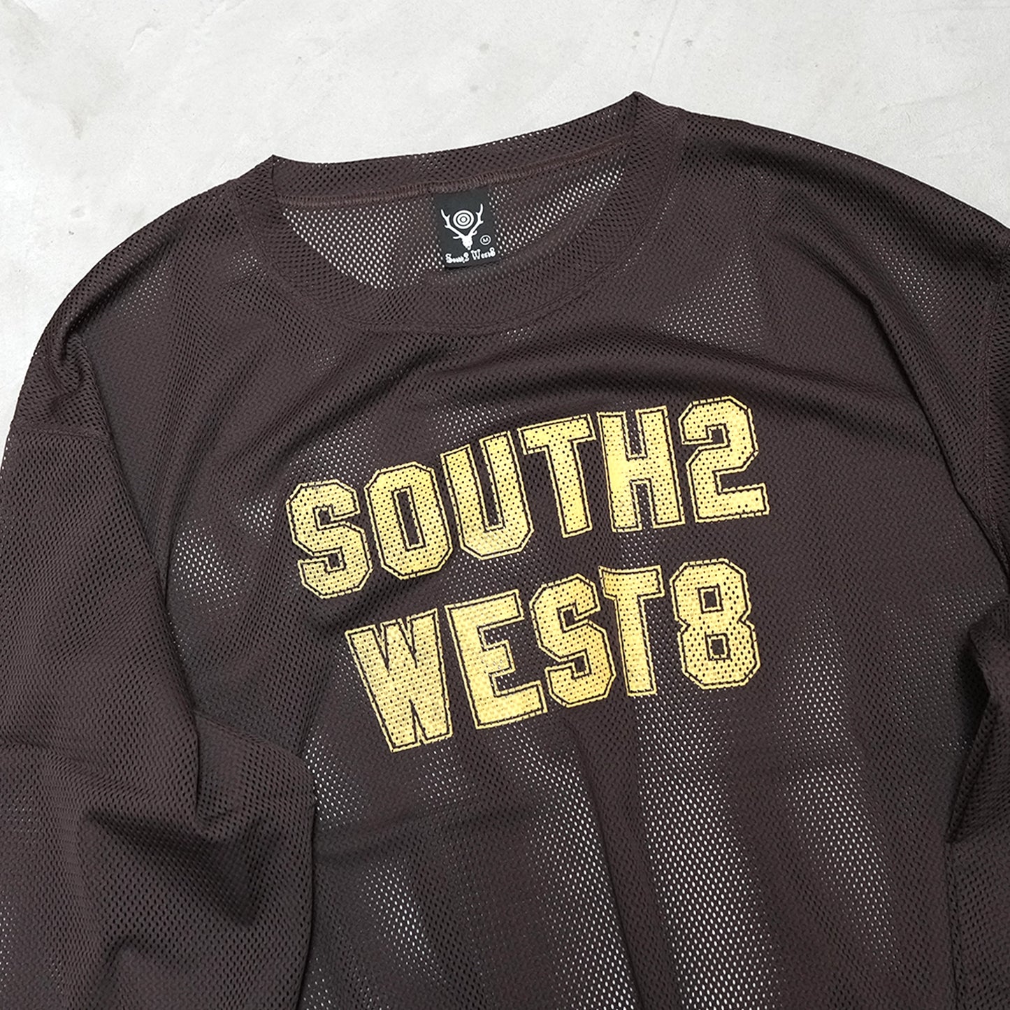 【South2 West8】サウスツーウエストエイト men's  L/S Crew Neck Shirt - Knit Mesh/S2W8 "3Color" ※ネコポス可