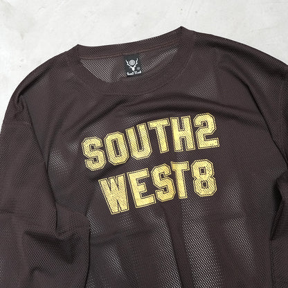 【South2 West8】サウスツーウエストエイト men's  L/S Crew Neck Shirt - Knit Mesh/S2W8 "3Color" ※ネコポス可