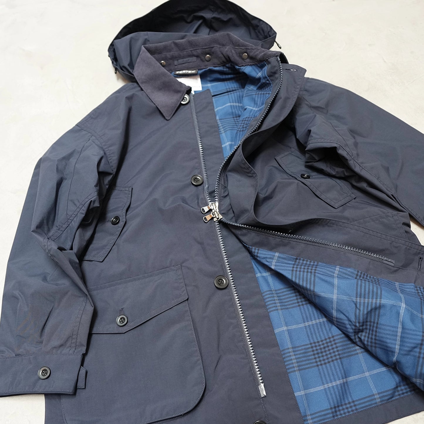 【nanamica】ナナミカ men's 2L PERTEX UNLIMITED Field Jacket "Dark Navy"