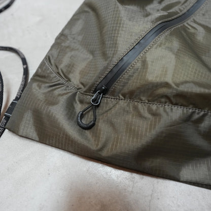【and wander】アンドワンダー crispy rip drawstring bag "2Color" ※ネコポス可