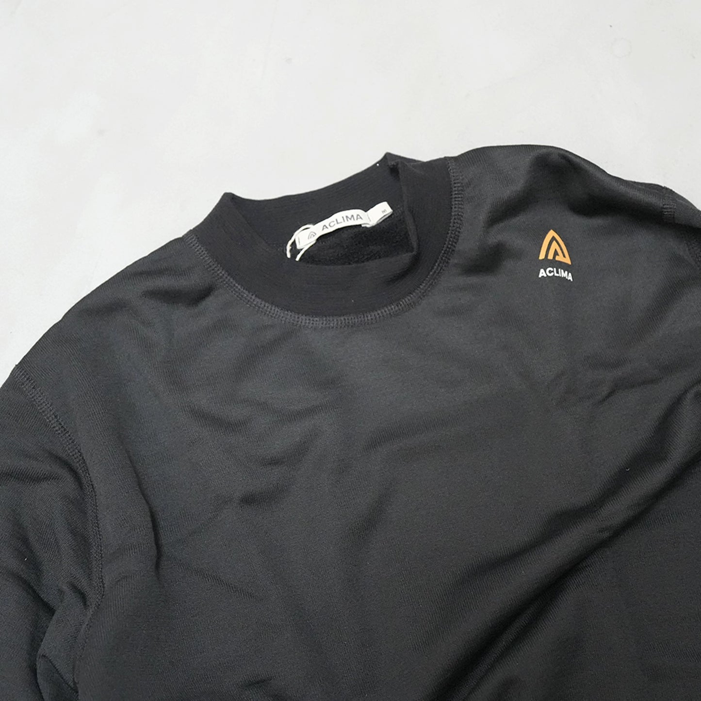 【ACLIMA】アクリマ unisex Hotwool Crew Neck "Jet Black"