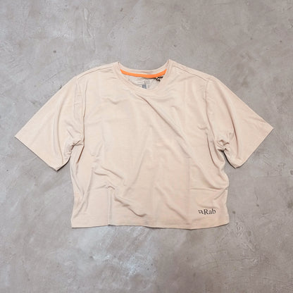 【Rab】ラブ women's Rivelin Crop Tee "2Color" ※ネコポス可