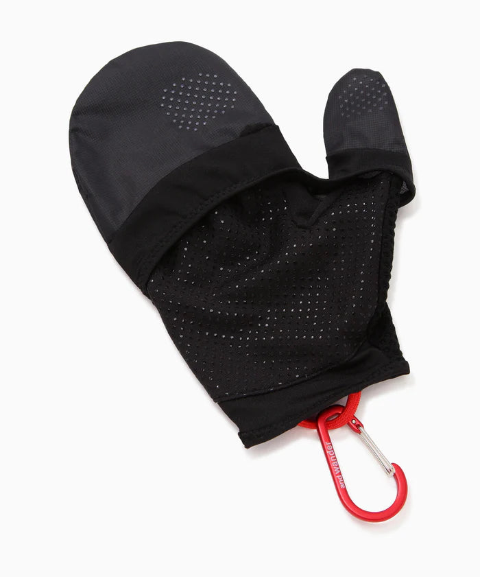 【and wander】アンドワンダー Altra × and wander half finger 2way glove "Black" ※ネコポス可