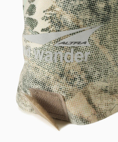 【and wander】アンドワンダー Altra × and wander graphic trail gaiter "2Color" ※ネコポス可