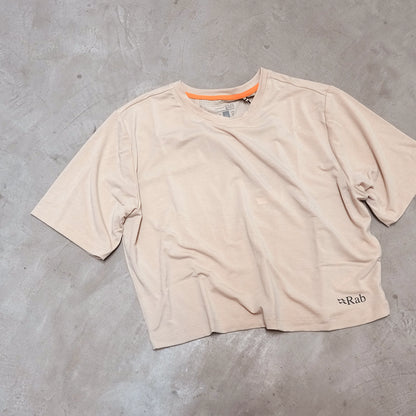【Rab】ラブ women's Rivelin Crop Tee "2Color" ※ネコポス可