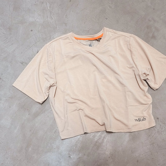 【Rab】ラブ women's Rivelin Crop Tee "2Color" ※ネコポス可