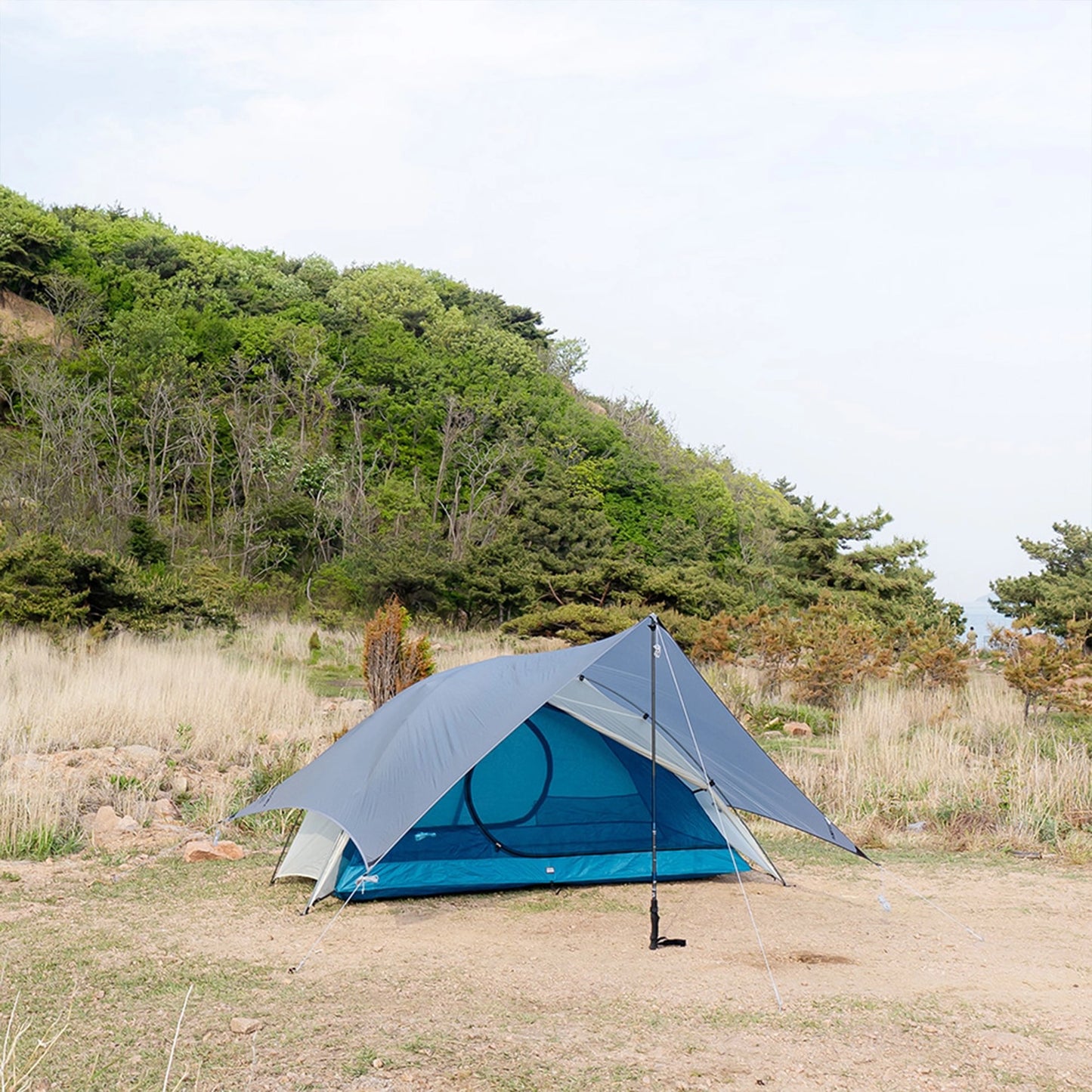 【ZEROGRAM】ゼログラム NANO Tarp UL HEXA "Stone Gray"