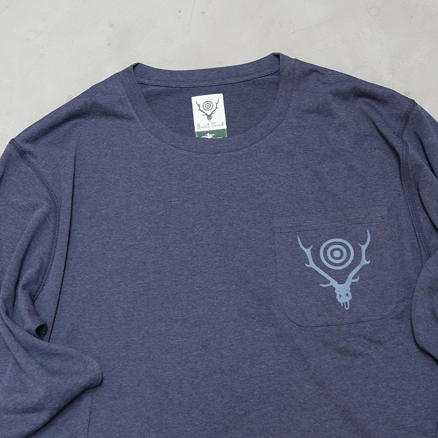 【South2 West8】サウスツーウエストエイト men's SOUTH2 WEST8 × FOXFIRE L/S Round Pocket Tee-SCORON "2Color" ※ネコポス可