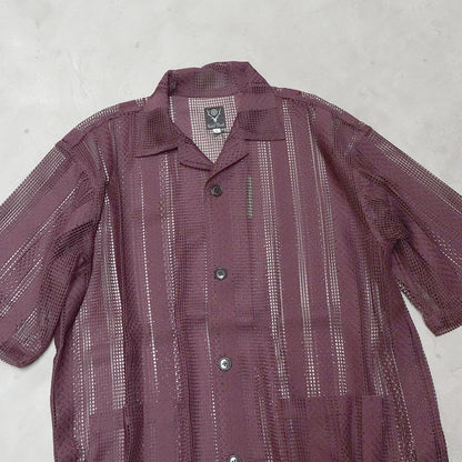 【South2 West8】サウスツーウエストエイト men's Cabana Shirt - Poly Lace Jq. "2Color"