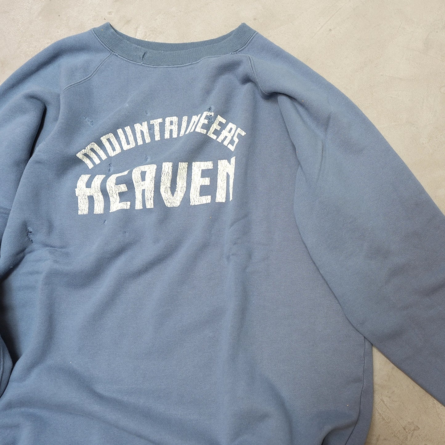 【Mountain Research】マウンテンリサーチ Damaged Sweat Crew "2Color"