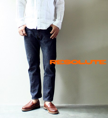 【RESOLUTE】 リゾルト 710 タイトストレート "One Wash"